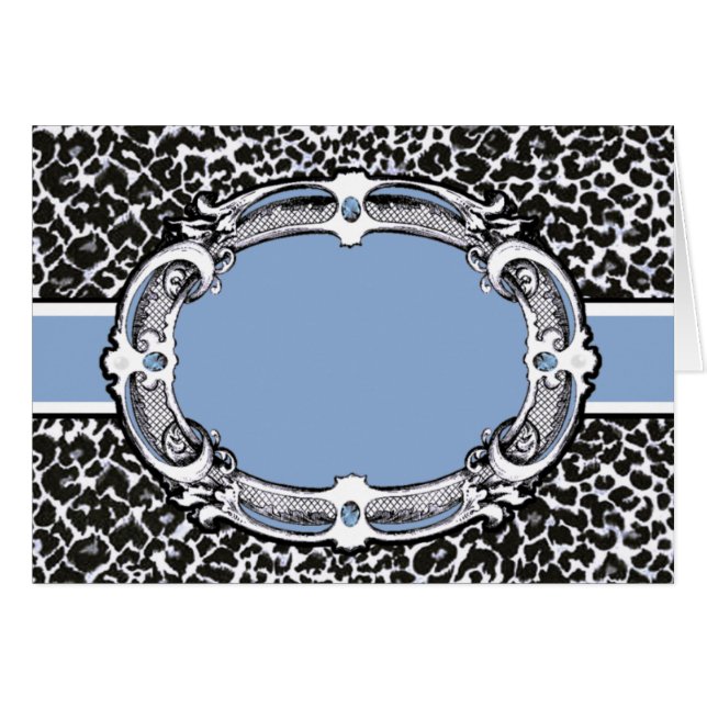 Cheetah Pattern Blue Label (Vorderseite (Horizontal))