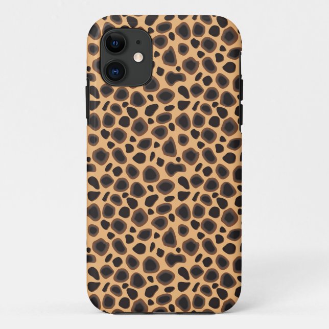 Cheetah Pattern Case-Mate iPhone Hülle (Rückseite)
