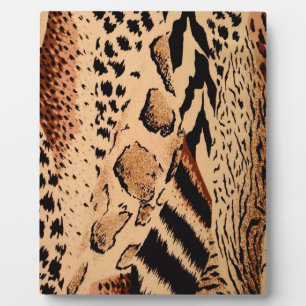 Cheetah Pattern Fotoplatte