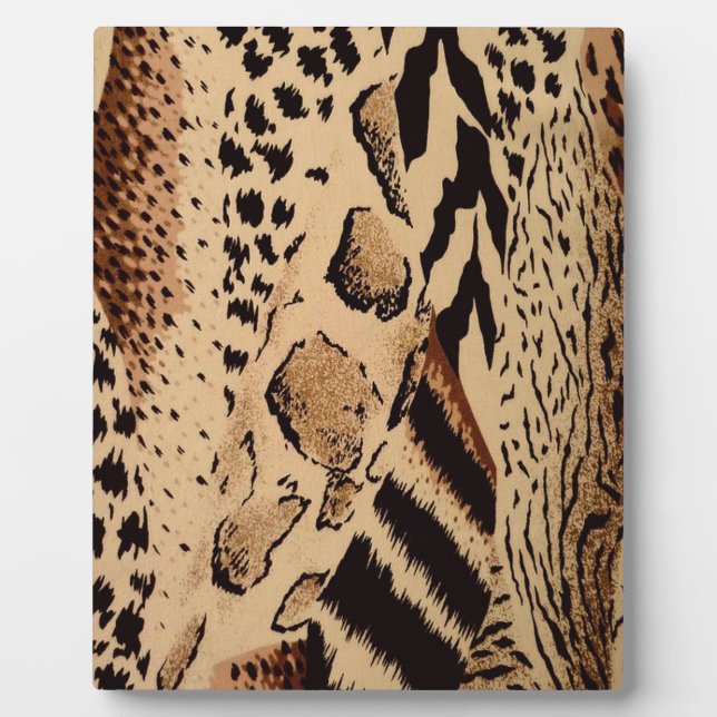 Cheetah Pattern Fotoplatte (Vorderseite)