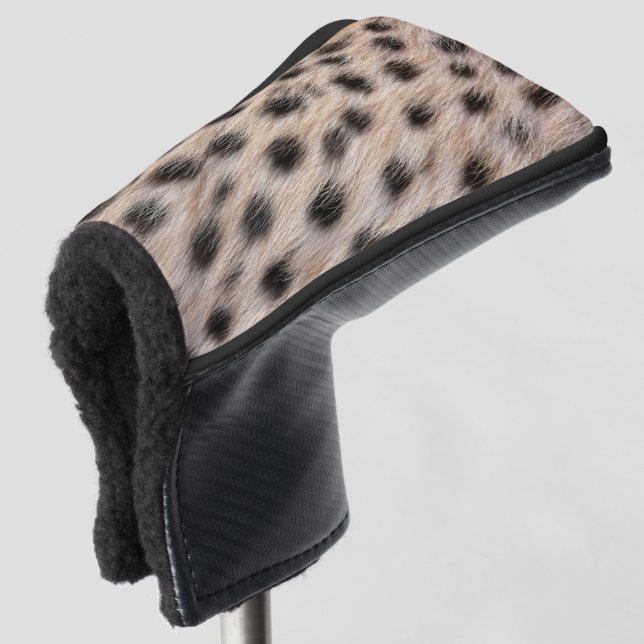 Cheetah Pattern Golf Headcover (3/4 Vorderseite)