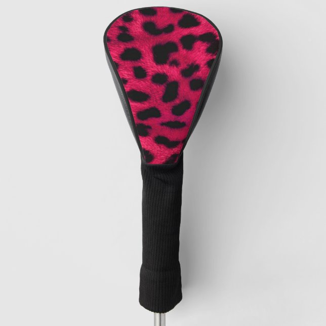 Cheetah Pattern Golf Headcover (Vorderseite)
