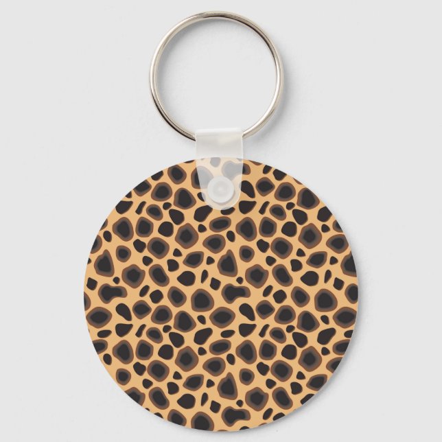 Cheetah Pattern Schlüsselanhänger (Vorderseite)