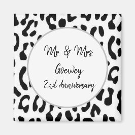 Cheetah Personalisieren Celebration Template Magnet