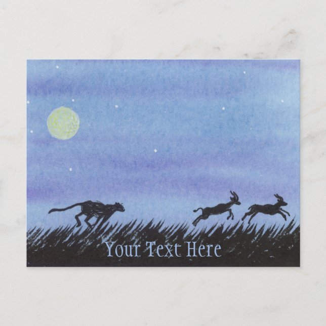Cheetah Postkarte (Vorderseite)
