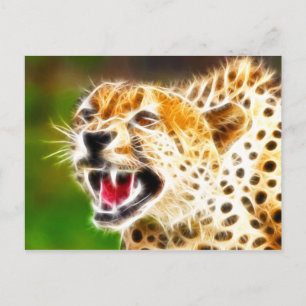 Cheetah Postkarte