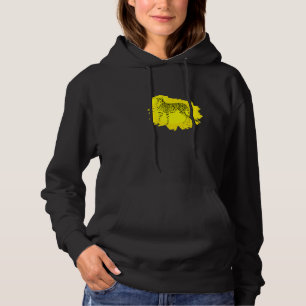 Cheetah Predator Cat Motif Animal Africa farbig Hoodie