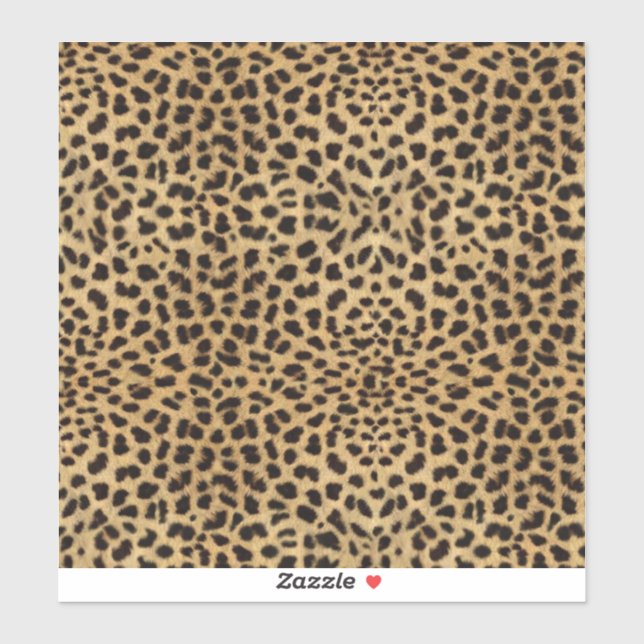 Cheetah Print Aufkleber (Blatt)
