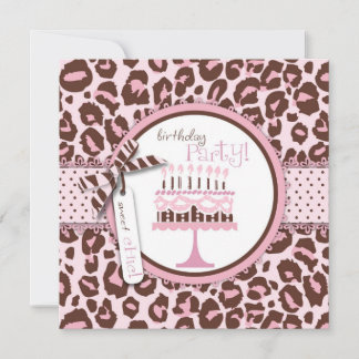 Cheetah Print & Birthday Cake