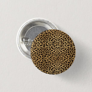 Cheetah Print Button