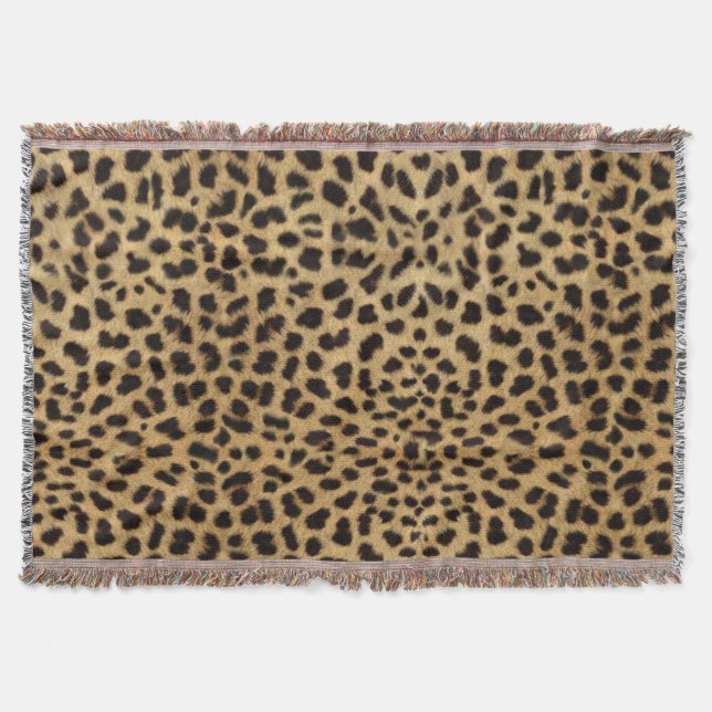 Cheetah Print Decke (Vorderseite)