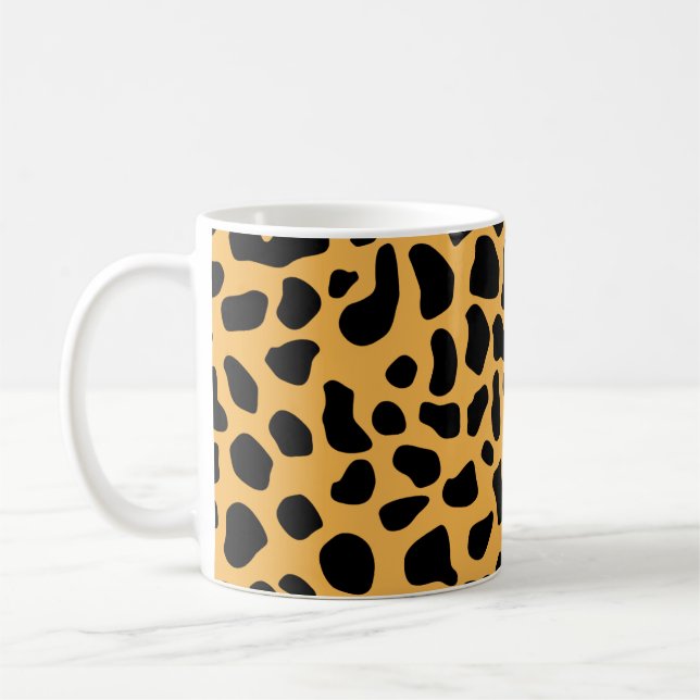 Cheetah Print Kaffeetasse (Links)