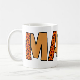 Cheetah Print Leopard Mama Kaffeetasse