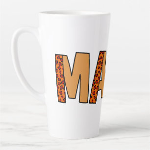 Cheetah Print Leopard Mama Milchtasse