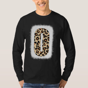 Cheetah Print Letter O Initial Letter O Leopard B T-Shirt