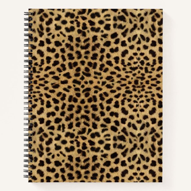 Cheetah Print Notizbuch (Vorderseite)