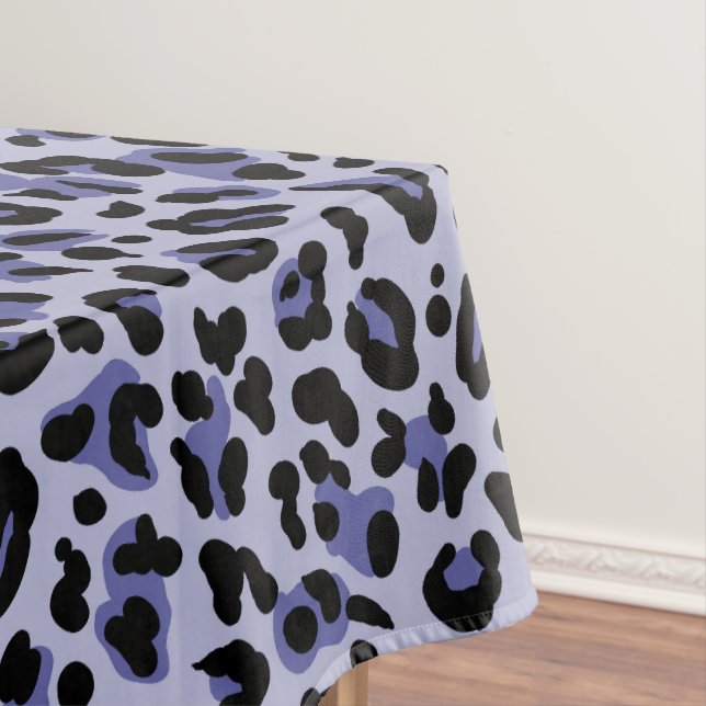 Cheetah print - periwinkle tischdecke (Beispiel)