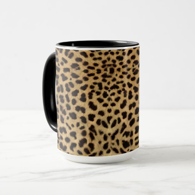 Cheetah Print Tasse (Vorderseite Links)
