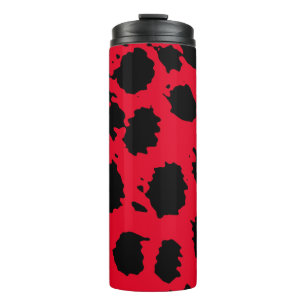 Cheetah Red Thermosbecher