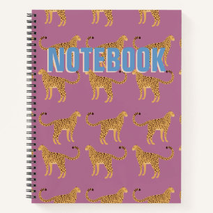 Cheetah, rosa Leopard SpiralNotebook Notizbuch