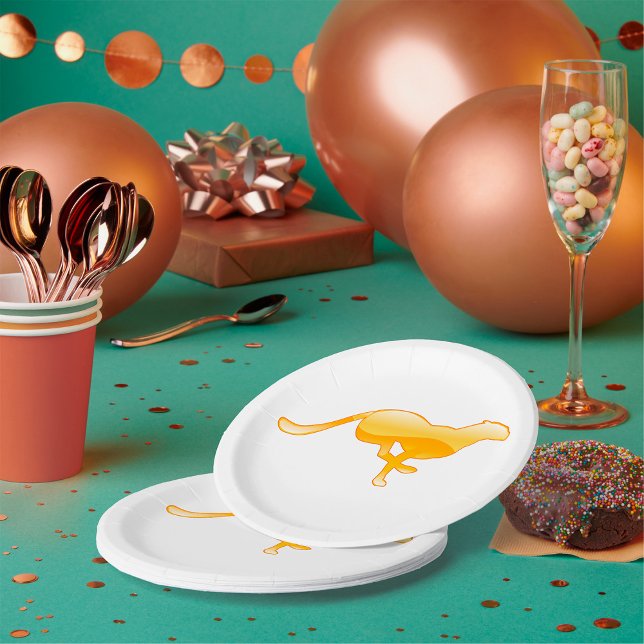 Cheetah Running Pappteller (Von Creator hochgeladen)