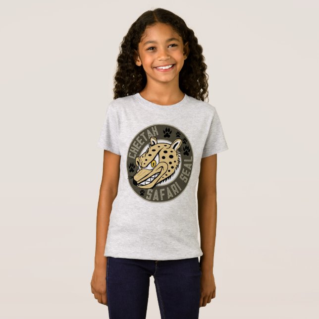 Cheetah Safari Siegel T-Shirt (Vorne ganz)