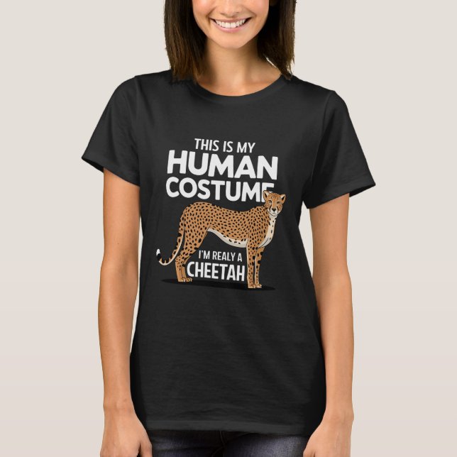 Cheetah Safari Wildlife Leopard African Wild Anima T-Shirt (Vorderseite)
