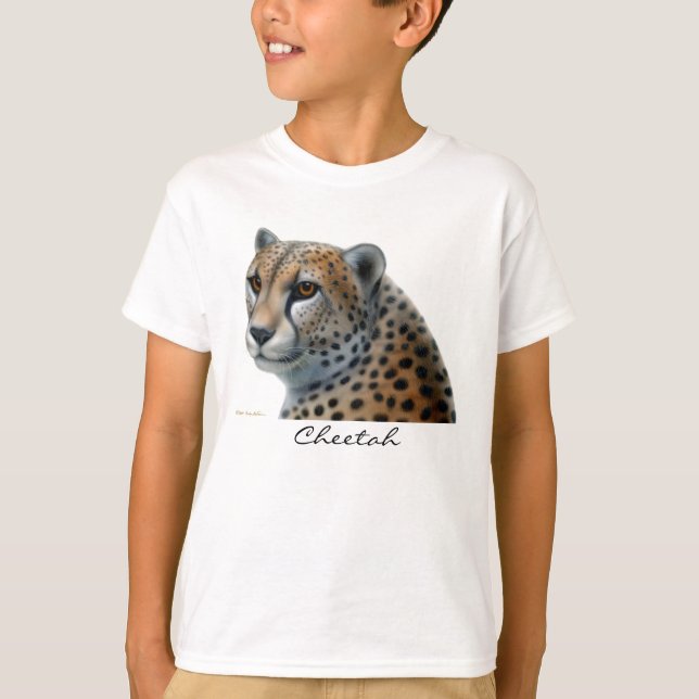 Cheetah scherzt T - Shirt (Vorderseite)