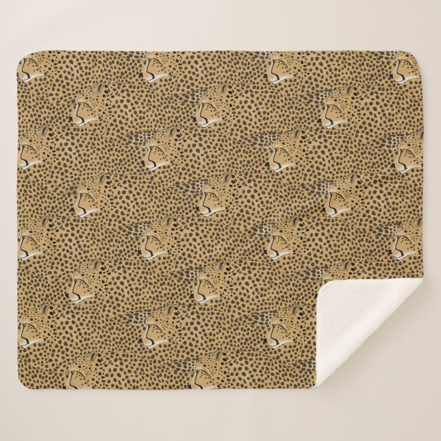 Cheetah Sherpadecke (Vorderseite (Horizontal))