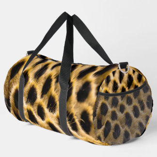 Cheetah Skin Gymnastik zurück Duffle Bag