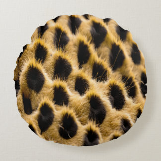 Cheetah Skin Rundes Kissen