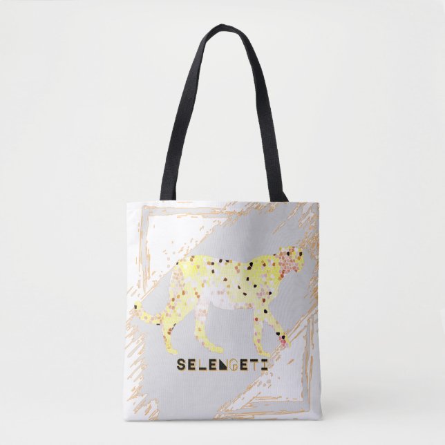 Cheetah Small Tote Bag (Vorderseite)