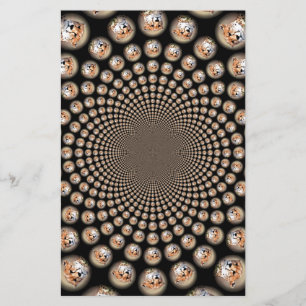 Cheetah Spin Spectacle - Feline Frenzy: Farbenfroh Briefpapier