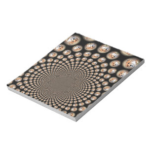 Cheetah Spin Spectacle - Feline Frenzy: Farbenfroh Notizblock