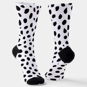 Cheetah Spots Schwarz-weiß Socken