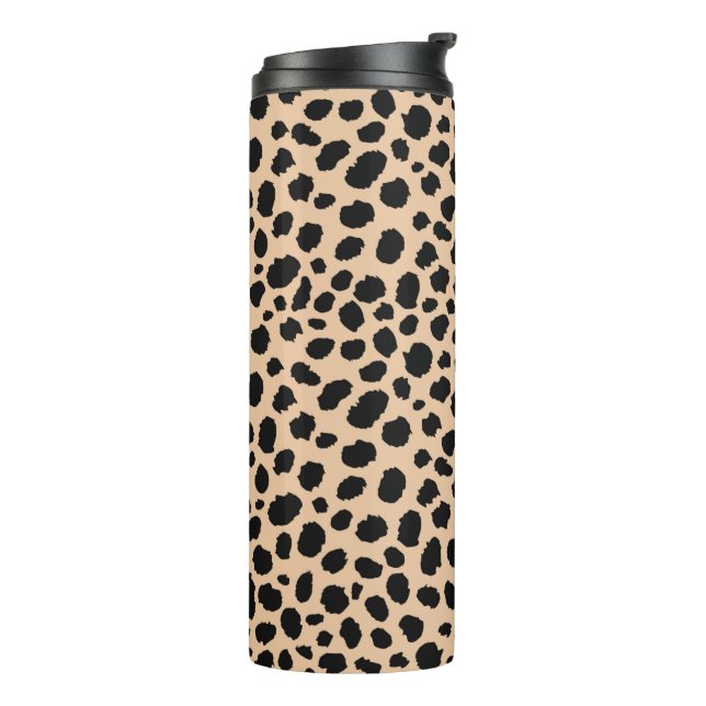 Cheetah Spots Thermal Tumbler Thermosbecher (Nach links gedreht)
