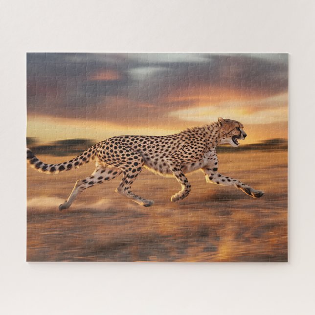 Cheetah Sprinting Puzzle (Horizontal)