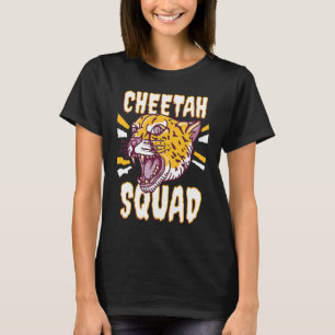 Cheetah Squad schnellste Katze Gepard T-Shirt