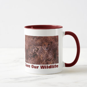 Cheetah Stare Rette Unsere Wildnis Tasse