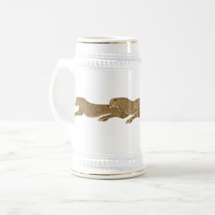 Cheetah Stein Bierglas
