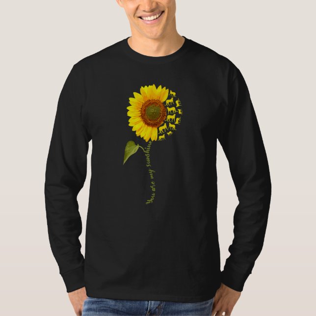 Cheetah Sunflower T-Shirt (Vorderseite)