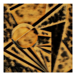 Cheetah Sunriser Poster