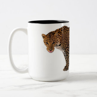 Cheetah-Tasse Zweifarbige Tasse