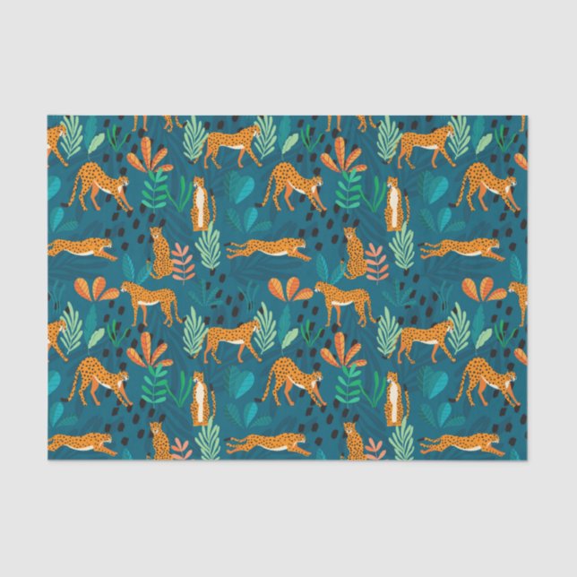 Cheetah Tissue Paper Seidenpapier (Vorderseite)