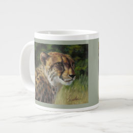 Cheetah und Lion 20oz Jumbo-Tasse