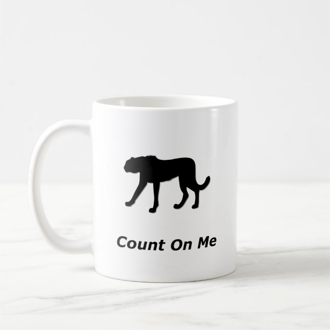 Cheetah zählt auf mich kaffeetasse (Links)