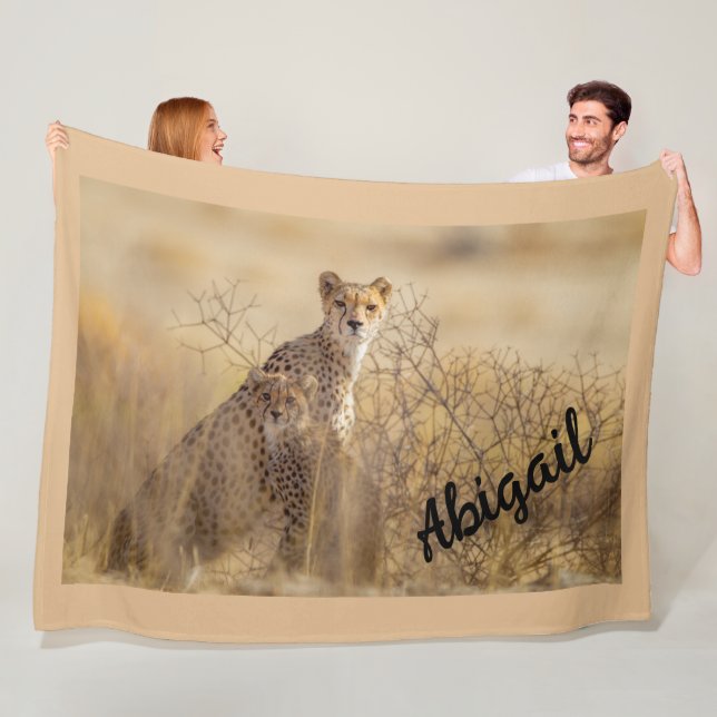 Cheetahs Fleecedecke (Beispiel)