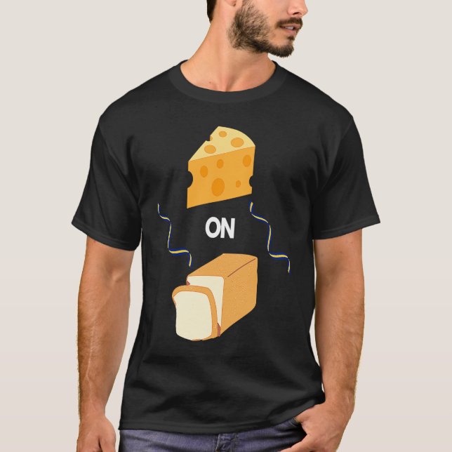 Cheez On Bread Funny Barbados Slang Bajan Pride T-Shirt (Vorderseite)
