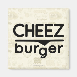 Cheezburger Logo (schwarz) Magnet