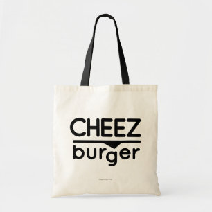 Cheezburger Logo (Schwarzes) Tragetasche